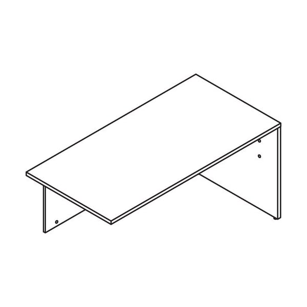 Groupe Lacasse Surface-Return, Rectangular, 60inWx30inDx29inH, Sahara LASCANNRTS3060R - main